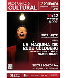 “La màquina de Rube Goldberg" amb Nacho Diago dins la gira de Teatre Escalante